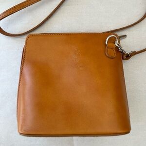 Italian Leather Small Crossbody Bag